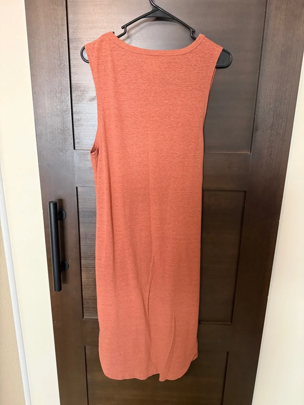 aerie Sleeveless Tank Dress in Rust - Picture 3 of 3